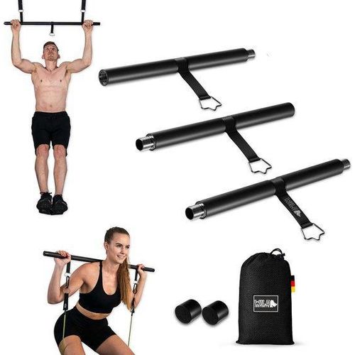 Famanu Fitnessstange 90 cm - Modular für Fitnessbänder