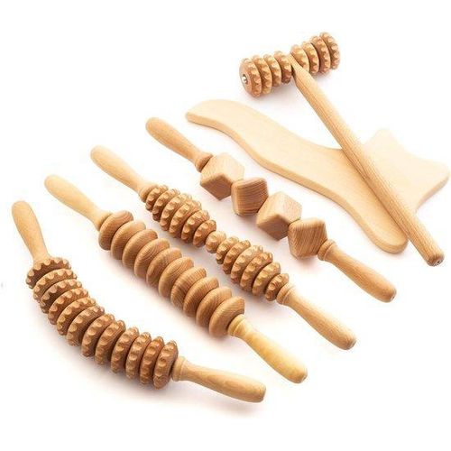 Famanu Massagegerät für Maderotherapie - Roller für Cellulite und Lymphdrainage