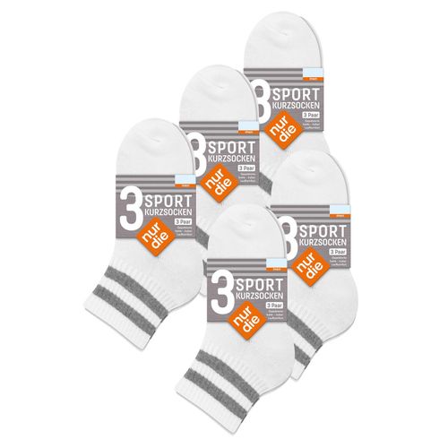 NUR DIE Herren Sportsocken Short Track Multipack