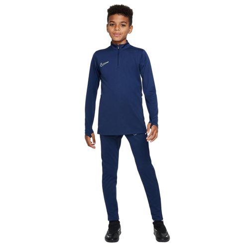 Nike Swoosh Drill-shirt voor kinderen van de Kids Academy (Obsidiaanblauw/Wit)