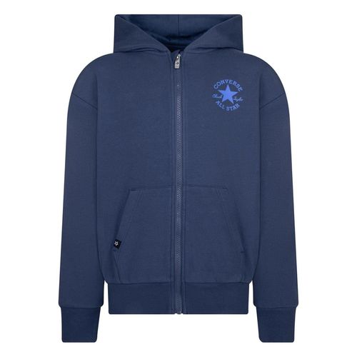 Converse Hoodie met doorlopende rits voor jongens (Marine)