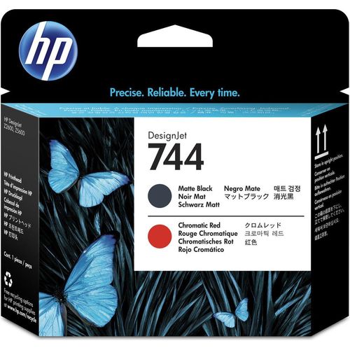 HP 774 Mattschwarz/chromatisches Rot DesignJet Druckkopf, HP DesignJet Z6810 Produktionsdrucker-Serie, HP DesignJet Z6610 Produktionsdrucker, Thermal Inkjet, Schwarz, P2V97A, Business, Singapur