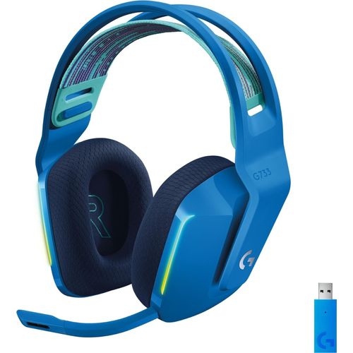 Logitech G733 LIGHTSPEED Kabelloses Gaming Headset blau