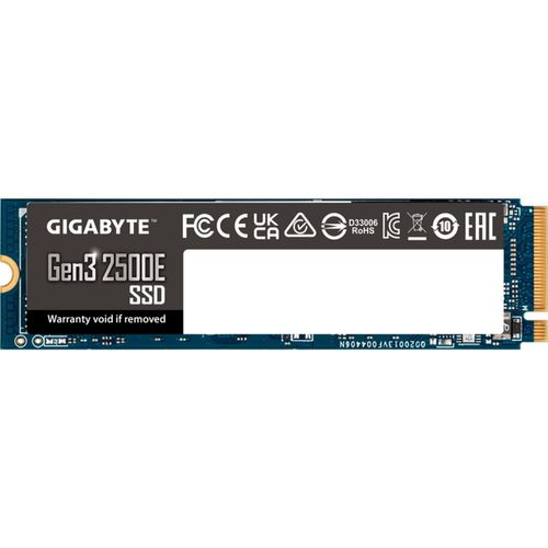 Gigabyte SSD | G325E500G | 500 GB | PCIe 3.0x4, NVMe1.3 SSD-Schnittstelle | 2300 MB/s Lesegeschwindigkeit | 1500 MB/s Schreibgeschwindigkeit