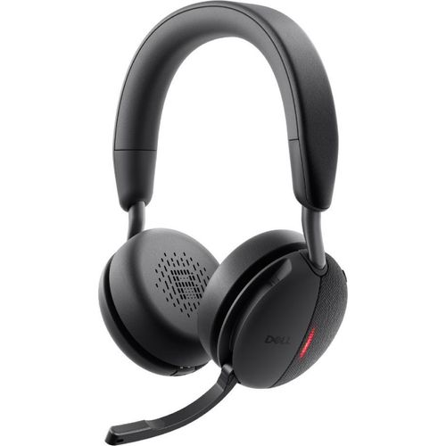 DELL Pro Plus kabelloses Headset mit ANC - WL5024, Verkabelt & Kabellos, Luftfahrt-Luftverkehrskontrolle, 20 - 20000 Hz, 219 g, Kopfhörer, Schwarz