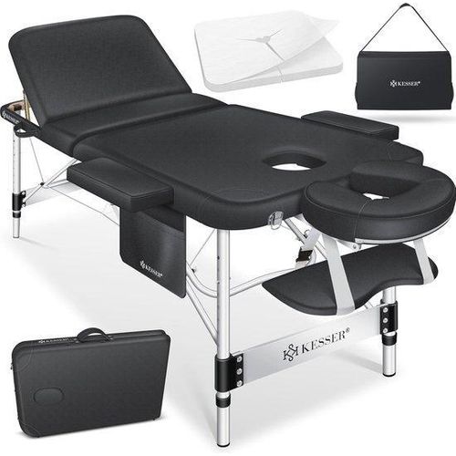 Famanu Massagebett 3-Zonen faltbar & höhenverstellbar - ideal für Therapie und Schönheitsbehandlungen