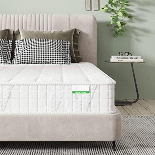 Famanu Matratze 150 x 190 cm - Höhe 17 cm, mittlere Festigkeit - Weiß