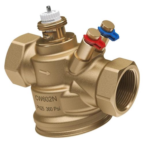 Danfoss Regelventil, druckunabhängig, DN25, 220-2200l/h, 1" IG, messing, 1 Stk.