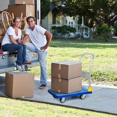 Transportwagen - Steckwagen, Transportwagen, multifunktioneller Transportwagen, 400 kg, metallisch, für Heimwerker