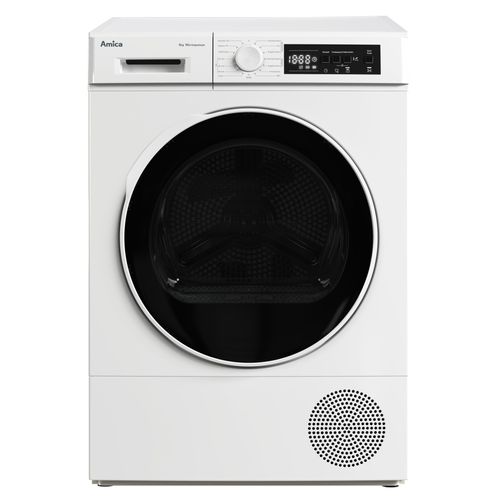 AMICA Wärmepumpentrockner "WTP 482 100", Energieeffizienz: E (A-G), weiß, B:60cm H:85cm T:53cm, Trockner, Effizient trocknen, Energie clever sparen