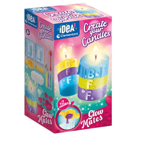 Kreativset CLEMENTONI "Idea, Deine Kerzen-Kreationen - BFF", bunt, Kreativsets, Kinder, Made in Europe