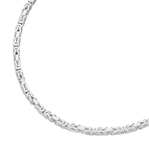 Königskette SMART JEWEL "Königskette massiv, Silber 925", silber, Halsketten, Damen, 60cm, Silber 925 (Sterlingsilber), Königskette