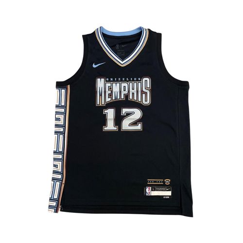 Nike Morant Memphis Grizzlies basketbalshirt voor kinderen (Zwart)