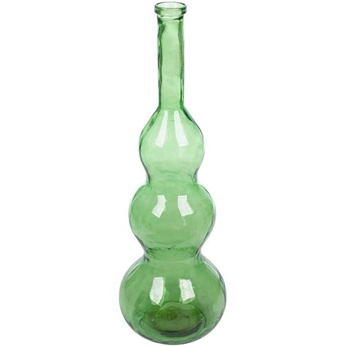 Bodenvase GILDE "Bodenvase bauchig "Balleros" grün", grün, B:33cm H:100cm T:33cm Ø:33cm, Glas, Vasen