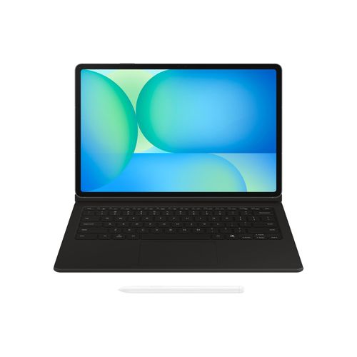 SAMSUNG Tablet-Tastatur "Book Cover Keyboard für Tab S10 FE+", schwarz, B:20,8cm H:2,5cm T:33,5cm, Tastaturen