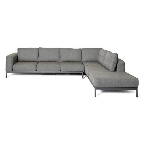 Lounge-Set Athene Aluminium Outdoorstoff Anthrazit 322 x 230 x 67 cm