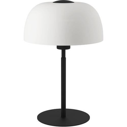 EGLO Tischleuchte "SOLO 2", schwarz (schwarz, weiß), Ø 26cm H: 41,5cm, 1 Stk., Leuchten, Tischleuchte, H41,5 x Ø26 cm, 1X40W exkl., Tischleuchte
