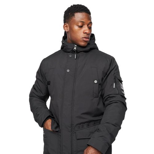 Crosshatch Heren Legender Parka (Zwart)