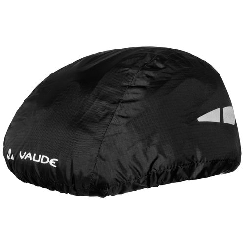 Unterhelmmütze VAUDE "Helmet Raincover", schwarz (schwarz uni), Mützen, Obermaterial: 100% Polyester, Unterhelmmütze, wasserdichter Helmüberzug, mit Eco Finish, aus Polyester, One Size