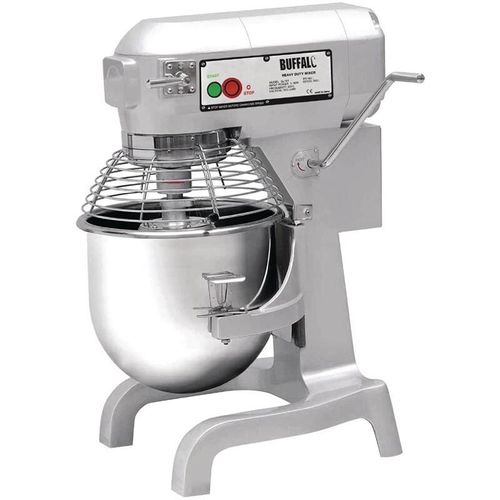 Buffalo Planetenmixer 20L mit 1100W Motor, 3 Gängen und 5kg Mehlkapazität