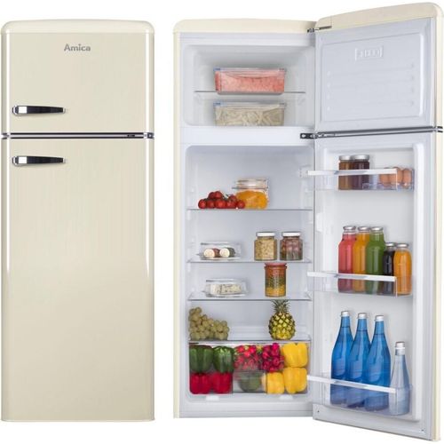 Amica - DTR 374 190 B - Kühl-Gefrierkombination - Beige