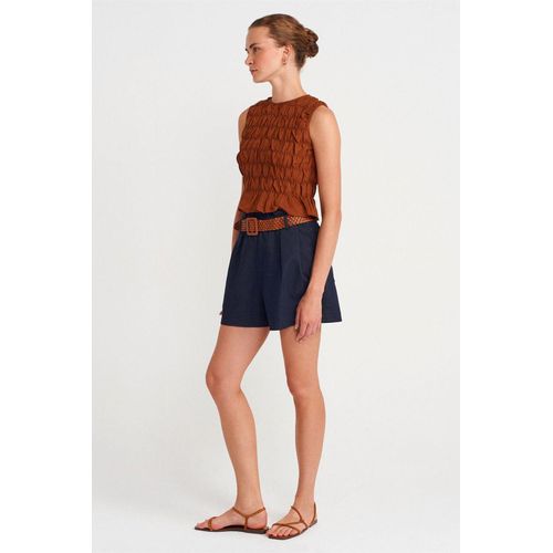 Damen Maßgeschneiderte Krepp Mini-Shorts