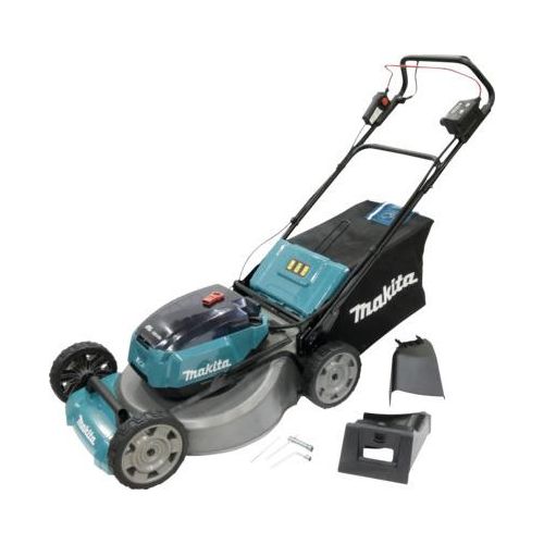 Makita Akku-Rasenmäher 2x18V, 53 cm, 60 l, inkl. Zubehör, für große Rasenflächen