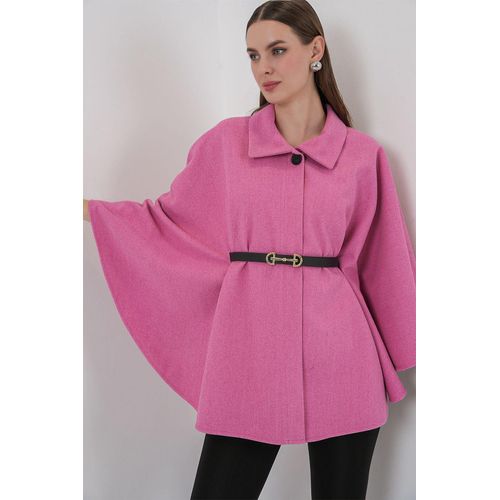 Gordel Tweed Cape Jas