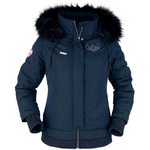 Lilo & Stitch Winterjacke Damen Stitch dunkelblau S