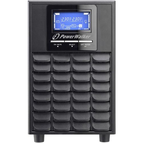 PowerWalker VFI 2000C LCD, Doppelwandler (Online), 2 kVA, 1600 W, Sine, 110 V, 175 V