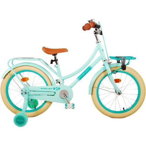 Volare Excellent Kinderfahrrad - Mädchen - 18 Zoll - Grün - 95 % zusammengebaut