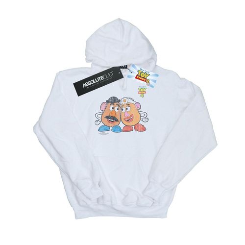 Disney Meisjes Toy Story 4 meneer en mevrouw aardappelhoofd Hoodie (Wit)