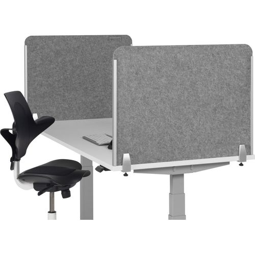 BakkerElkhuizen BE Safety Screen side, Hellgrau, PET-Filz, Kunststoff, Grau, 1 Stück(e), 20 mm