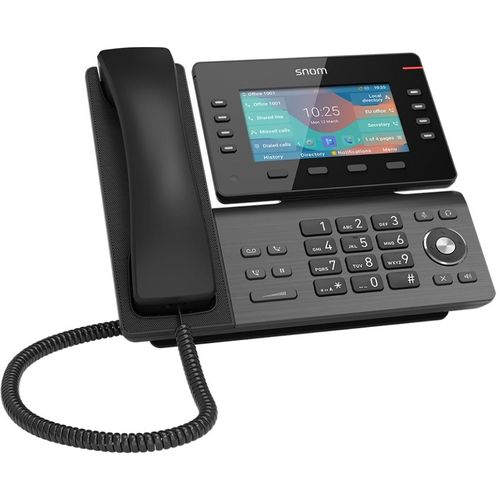 Snom D862, IP-Telefon, Schwarz, Linux, 10000 Eintragungen, LCD, 12,7 cm (5")