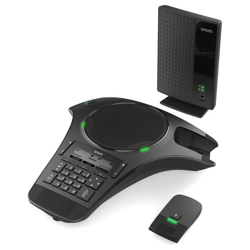 Snom C620 Drahtloses DECT-Konferenztelefon mit 2 drahtlosen Mikrofonen