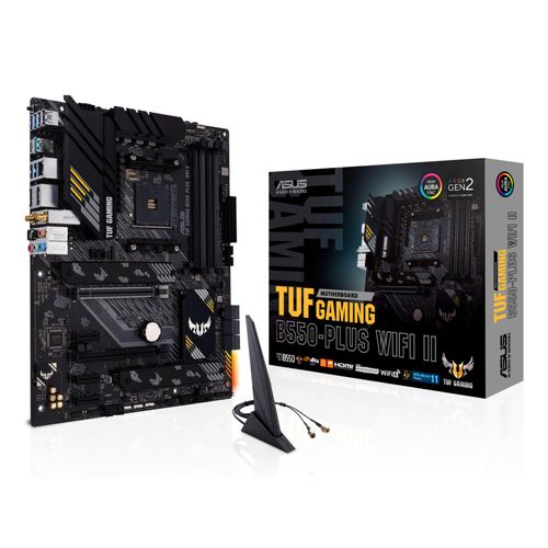 ASUS Mainboard "TUF GAMING B550-PLUS WIFI II", schwarz, B:24,4cm T:30,5cm, Mainboards