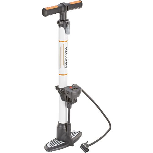 Fahrradpumpe PROPHETE, weiß, PumpenL:62cm, L:62cm