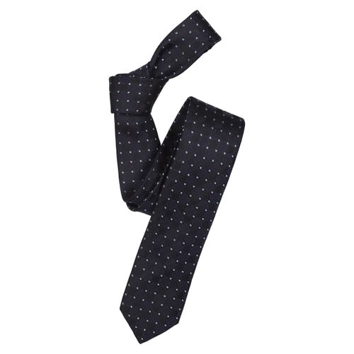 Krawatte VENTI "VENTI Krawatte gemustert", Herren, blau, 100% Seide, Krawatten