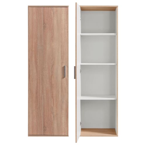 Mehrzweckschrank PROCONTOUR "Schrank Clara", braun, B:50cm H:167cm T:52cm, Schränke, Mehrzweckschrank