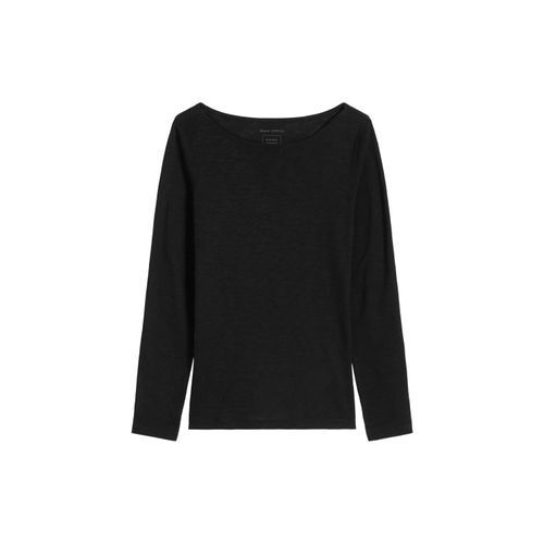 Longsleeve MARC O'POLO "Longsleeve T-Shirt longsleeve 1er Pack", Damen, Gr. XXL, schwarz, Obermaterial: 100% Baumwolle CO., Shirts