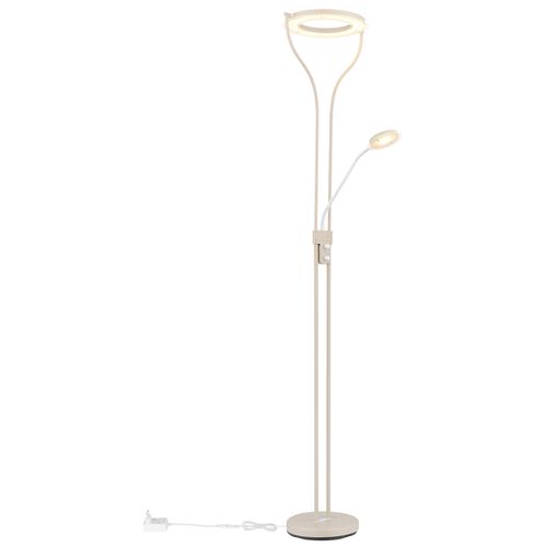 GLOBO LIGHTING Deckenfluter "EBRO", sandfarben matt, 1, H: 194cm, 1 Stk., Leuchten, LED Deckenfluter, dimmbar, 3000K, modern & hell, Deckenfluter
