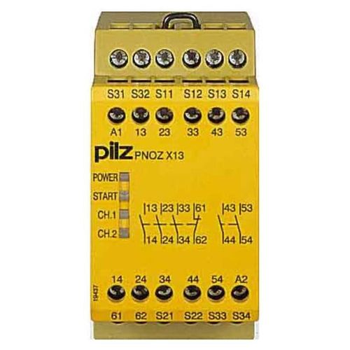 Pilz Not-Aus-Schaltgerät 24VDC 5n/o 1n/c PNOZ X13#774549