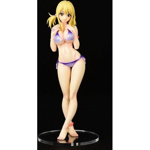 VERKAUFSLIZENZ Orcatoys - Fairy Tail Lucy Heartfilia Swim Pure Heart 1/6 PVC Double Tails