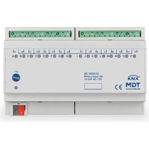 MDT KNX Binäreingang 16fach 24 V REG, 1 Stk.