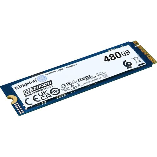 Kingston Technology 480G DC2000B PCIe 4.0 M.2 2280 Enterprise SSD, 480 GB, M.2, 7000 MB/s