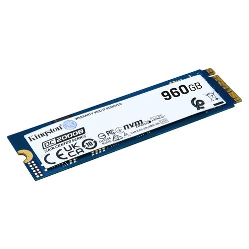 Kingston Technology 960G DC2000B PCIe 4.0 M.2 2280 Enterprise SSD, 960 GB, M.2, 7000 MB/s