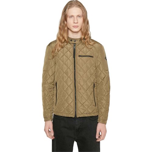 Replay Jacke Kurze Steppjacke mit Stehkragen und Eingrifftaschen