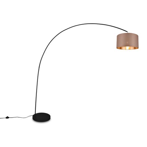 Trio - Stehlampe MANSUR - Schwarz - 45x45x210 cm