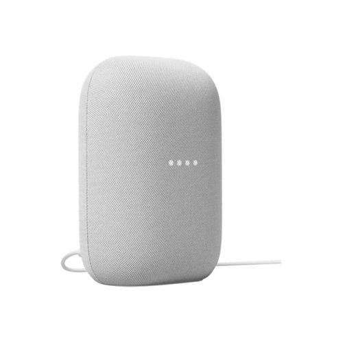 Google Nest Audio, Google Assistant, Oval, Weiß, Kunststoff, Chromecast, Chromecast Audio, Android, iOS