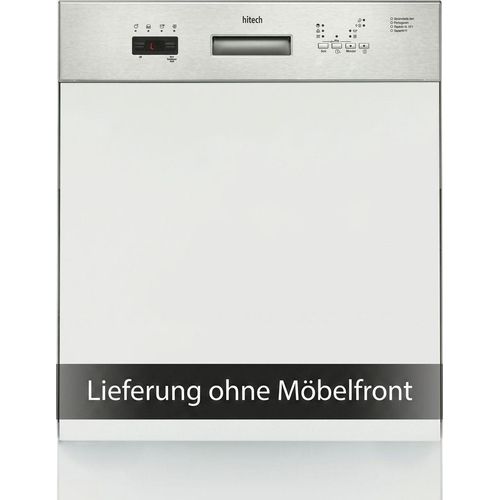 htech teilintegrierbarer Geschirrspüler HTG26251, 12 Liter Wasserverbauch, 12 Maßgedecke integrierbar